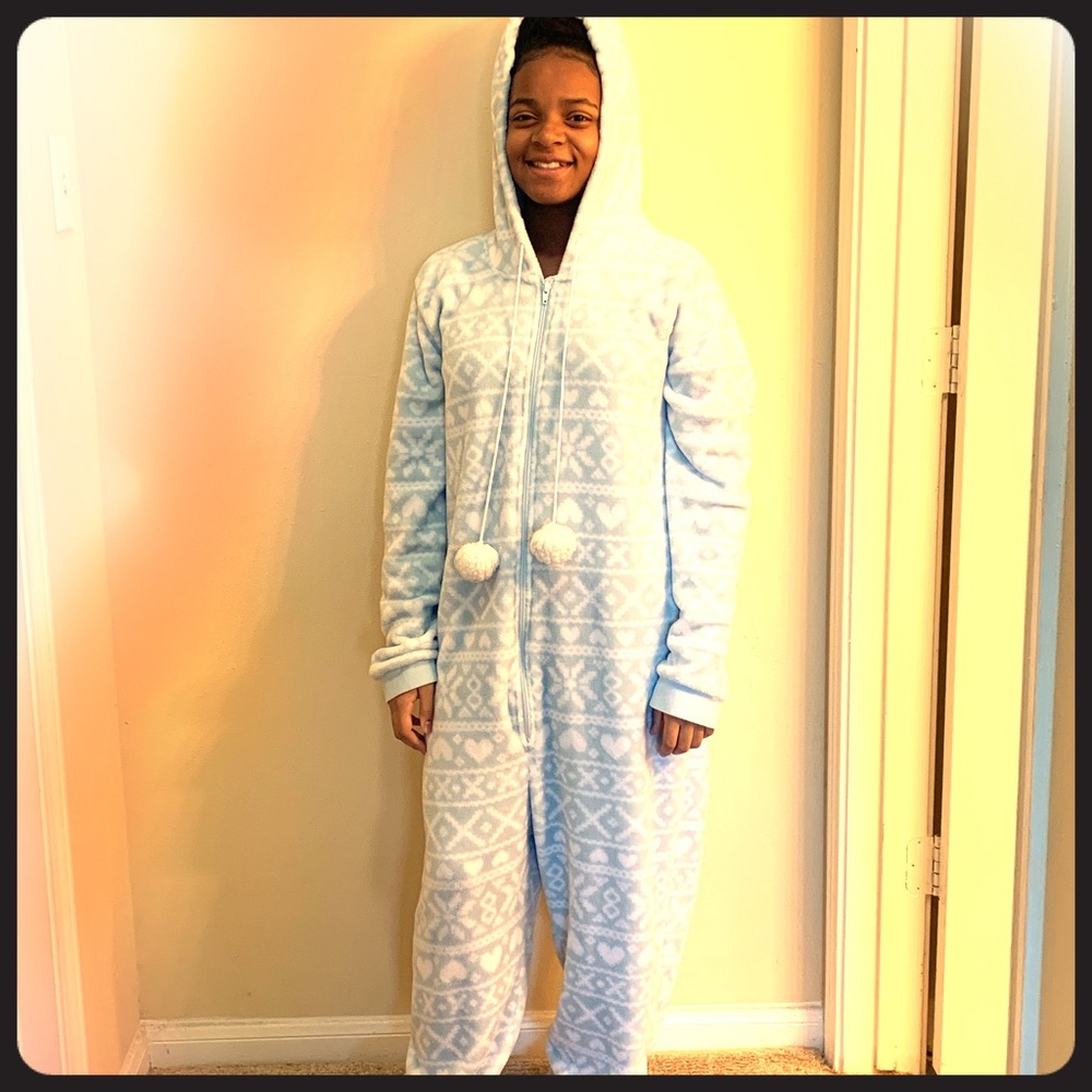Forever 21 Onesie Blue/white 2X/3X